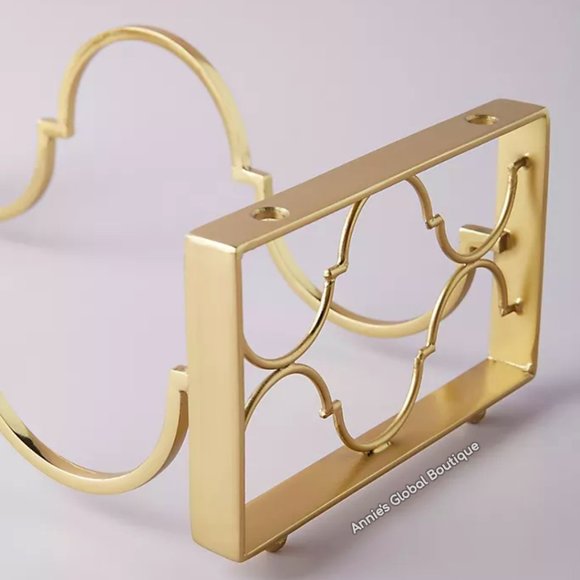 ANTHROPOLOGIE Reid Two-Bottle Wine Rack NWT HTF - Picture 3 of 3